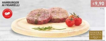 Prezzemolo e Vitale Hamburger ai Friarielli offerta