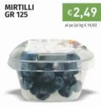 Prezzemolo e Vitale Mirtilli gr 125 offerta