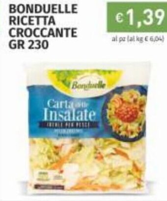 Prezzemolo e Vitale Bonduelle Ricetta Croccante gr 230 offerta