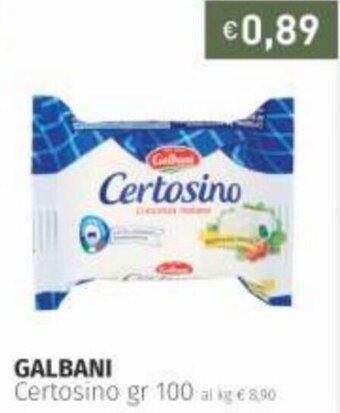 Prezzemolo e Vitale Galbani Certosino gr 100 offerta