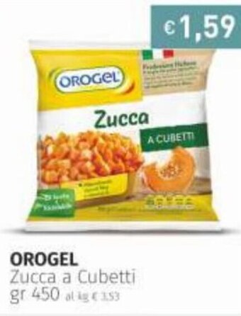 Prezzemolo e Vitale Orogel Zucca a Cubetti gr 450 offerta