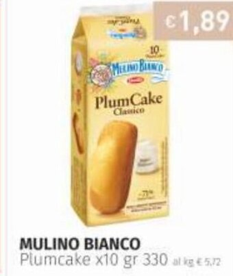 Prezzemolo e Vitale Mulino Bianco Plumcake x10 gr 330 offerta
