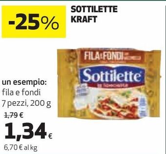 Coop Sottilette kraft offerta