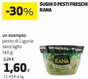Sughi o pesti freschi rana