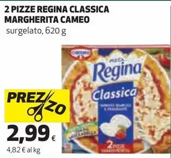 Coop 2 pizze regina classica margherita cameo offerta