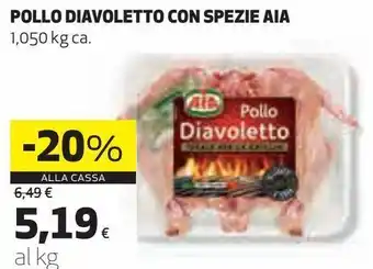 Coop Pollo diavoletto con spezie aia offerta