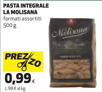 Coop Pasta integrale la molisana offerta