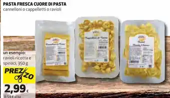 Coop Pasta fresca cuore di pasta offerta
