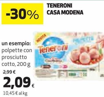 Coop Teneroni casa modena offerta