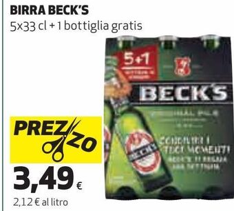 Coop Birra beck's offerta