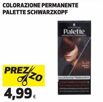 Coop Colorazione permanente palette schwarzkopf offerta