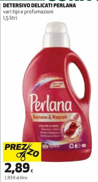 Coop Detersivo delicati perlana offerta