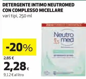 Coop Detergente intimo neutromed con complesso micellare offerta