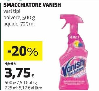 Coop Smacchiatore vanish offerta