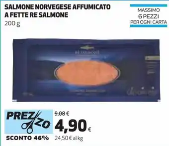 Coop Salmone norvegese affumicato a fette salmone offerta