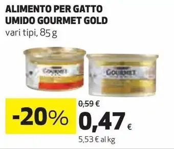 Coop Alimento per gatto umido gourmet gold offerta