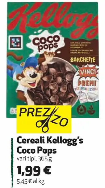 Coop Cerali kellogg's coco pops offerta