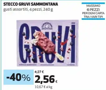 Coop Strecco gruvi sammontana offerta
