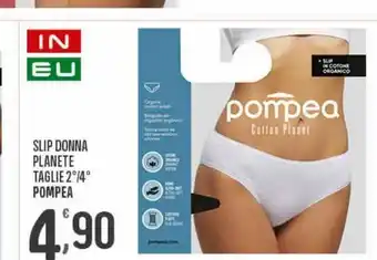 Slip donna planete pompea