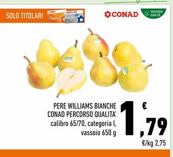 Conad Pere williams bianche conad percorso qualità offerta