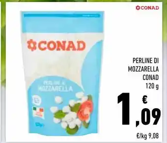 Conad Perline di mozzarella conad offerta
