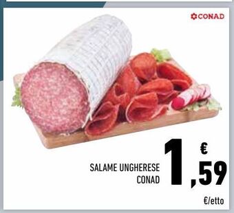 Conad Salame ungherese conad offerta