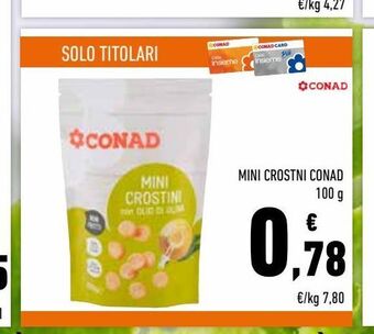 Conad Mini crostini conad offerta