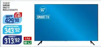 Tv led 55'' samsung smart tv modello ue55au7172