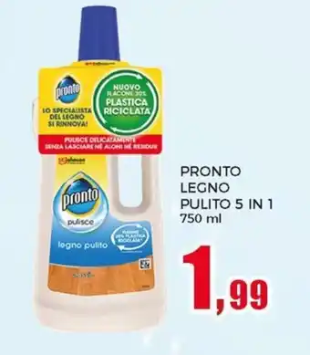Happy Casa Pronto Legno Pulito 5 in 1 750 ml offerta