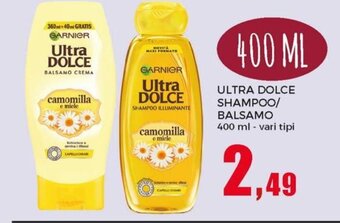 Happy Casa Ultra Dolce Shampoo/Balsamo 400 ml vari tipi offerta