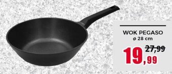 Happy Casa Wok Pegaso ø 28 cm offerta
