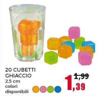 Happy Casa 20 Cubetti Ghiaccio 2,5 cm offerta