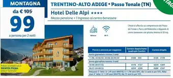 Lidl Hotel Delle Alpi offerta