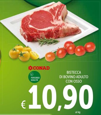 Spazio Conad Bistecca Di Bovino Adulto Con Osso offerta