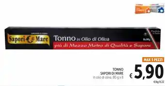 Spazio Conad Sapori Di Mare Tonno in olio di oliva, 80 g x 8 offerta