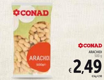 Spazio Conad Arachidi 500 g offerta