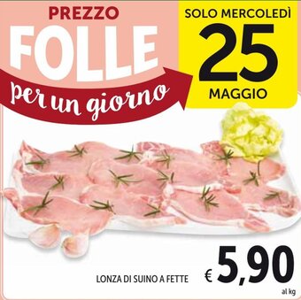 Lonza di Suino a Fette