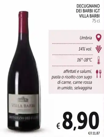 Villa Barbi Decugnano Dei Barbi IGT 75 cl