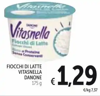 Spazio Conad Vitasnella Fiocchi di Latte Danone 175 g offerta
