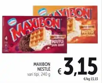 Spazio Conad Nestlè Maxibon vari tipi 240 g offerta