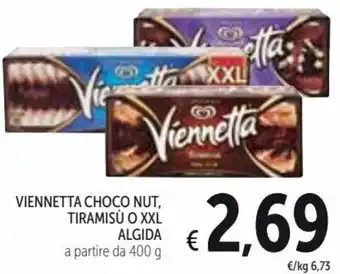 Spazio Conad Algida Viennetta Choco Nut, Tiramisù O XXL 400 g offerta