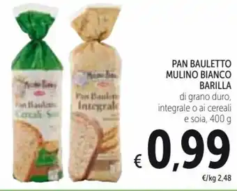 Spazio Conad Mulino Bianco Barilla Pan Bauletto 400 g offerta