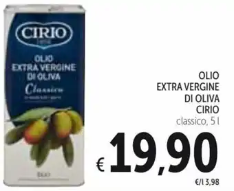 Spazio Conad Cirio Olio Extra Vergine di Oliva classico 5 l offerta