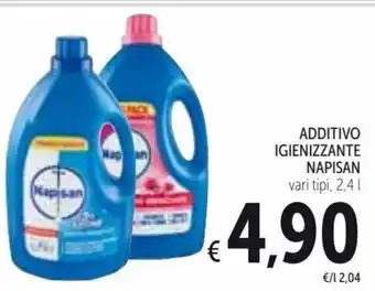 Spazio Conad Napisan Additivo Igienizzante vari tipi 2,4 l offerta