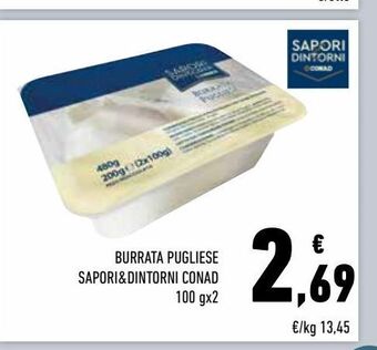 Conad Burrata pugliese sapori&dintorni conad offerta