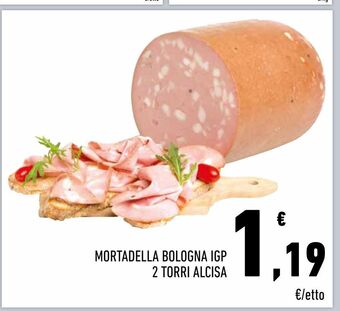 Conad Mortadella bologna igp 2 torri alcisa offerta
