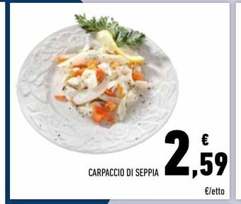 Conad Carpaccio di seppia offerta