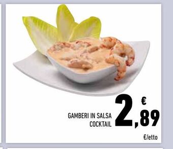 Conad Gamberi in salsa cocktail offerta