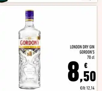 London dry gin gordon's