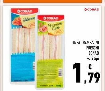 Conad Linea tramezzini freschi conad offerta
